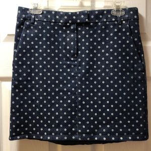 J. Crew | denim mini skirt